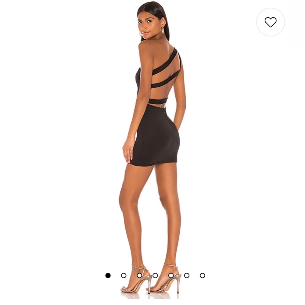 Black Superdown Mini Dress